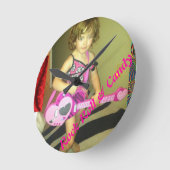 Horloge Ronde Rouleau et bonbons (Angle)