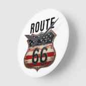 Horloge Ronde Route 66 (Angle)