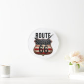 Horloge Ronde Route 66 (Maison)