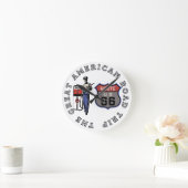 Horloge Ronde Route 66 (Maison)