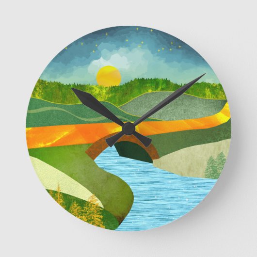 Horloge Ronde Route d'or (Recto)