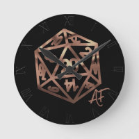RPG Crit AF | Rosegold Tabletop Roleplayer Dice