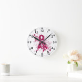Horloge Ronde Ruban à balayage à myélome multiple (Maison)