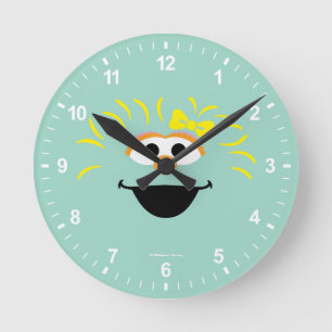 Horloge Ronde Rue Sésame   Rosita Face Art