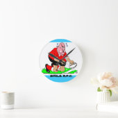 HORLOGE RONDE RUGBY CLOCK (Maison)
