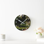 Horloge Ronde Rustic Trail Floral Enchanted Forest Garden (Maison)