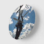 Horloge Ronde Rusty the Lineman (Angle)