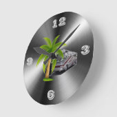 Horloge Ronde RV TIME Tic Toc Wall Clocks (Angle)
