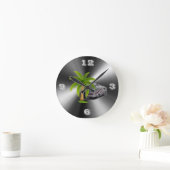 Horloge Ronde RV TIME Tic Toc Wall Clocks (Maison)