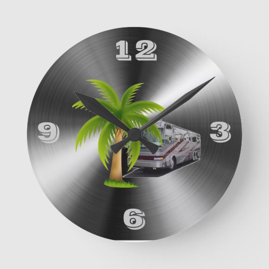 Horloge Ronde RV TIME Tic Toc Wall Clocks (Recto)