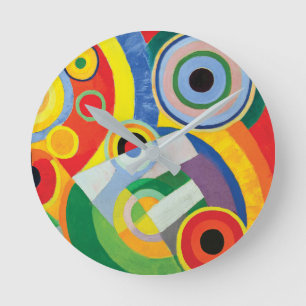 Horloge Ronde Rythme Joie de Vivre par Robert Delaunay