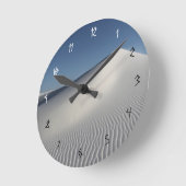 Horloge Ronde Sables blancs (Angle)