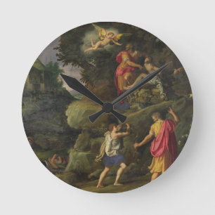 Horloge Ronde Sacrifice d'Isaac, 1601 (huile sur le panneau)