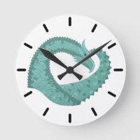 Sage vert coeur dragon sur blanc