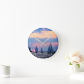 Horloge Ronde Sail into (Maison)