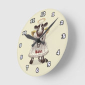 Horloge ronde Saint-Ange de la vache (Angle)