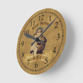 Horloge ronde Saint Anthony (Angle)
