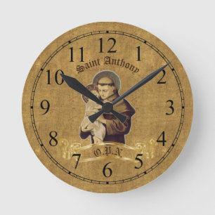 Horloge ronde Saint Anthony