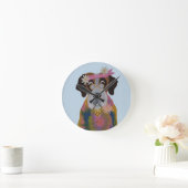 Horloge Ronde Saint Bernard Hippie (Maison)
