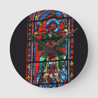Saint-John l'Évangéliste riding the shoulders of E