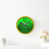 HORLOGE RONDE SAINT PATRICK'S CELTIC HEART, SHAMROCK (Maison)