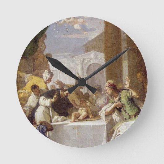 Horloge Ronde Saint Vincent Ferrer accomplissant un miracle (Recto)
