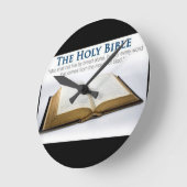 Horloge Ronde Sainte Bible (Angle)