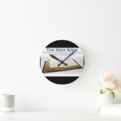 Horloge Ronde Sainte Bible (Maison)