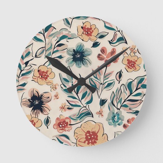 Horloge Ronde Saison printemps (Recto)