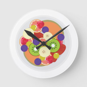 Horloge Ronde Salade de fruits