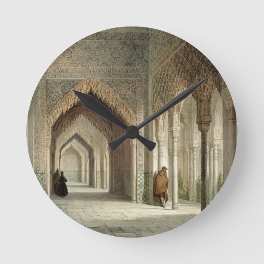 Horloge Ronde Salle de la Cour de l'Alhambra, Grenade, 1853 (écl (Recto)