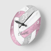 Horloge Ronde salle de sport (Angle)