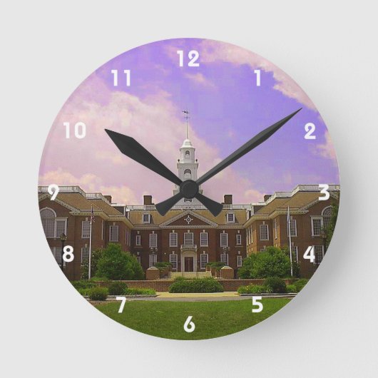 Horloge Ronde Salle législative Capitole d'État du Delaware à Do (Recto)