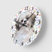 Horloge Ronde Sally Shih Tzu (Angle)