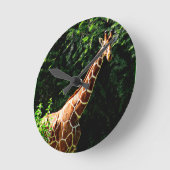 Horloge Ronde Samburu Giraffe (Angle)
