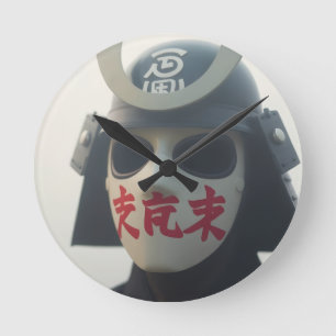 Horloge Ronde samouraï épique