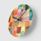 Horloge Ronde Sans titre (1914) par Paul Klee (Angle)