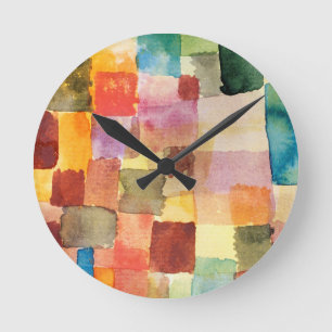 Horloge Ronde Sans titre (1914) par Paul Klee