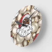 Horloge Ronde santa claus (Angle)