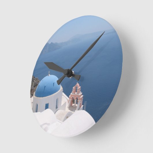 Horloge Ronde Santorin Grèce (Angle)