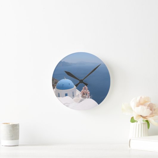 Horloge Ronde Santorin Grèce (Maison)