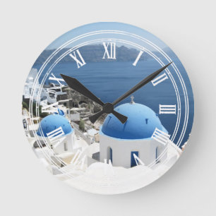Horloge Ronde Santorini Grèce