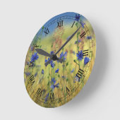 Horloge Ronde Sapphire & Gold Clock (Angle)