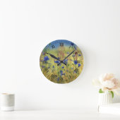 Horloge Ronde Sapphire & Gold Clock (Maison)