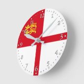 Horloge Ronde Sark Flag (Angle)