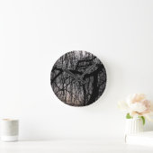 HORLOGE RONDE SAULES PLEURANTS (Maison)