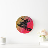 Horloge Ronde Saut à neige (Maison)