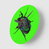 Horloge Ronde Scarab Beetle (Angle)