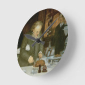 Horloge Ronde Scène au restaurant La Tour d'Argent (Angle)