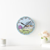 Horloge Ronde Scène de grange (Maison)